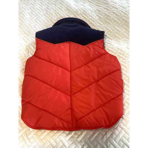 Obermeyer 80s Ski Vest–Blue/Red, Made in British Hong Kong (Juniors L, Vintage) - Picture 6 of 9